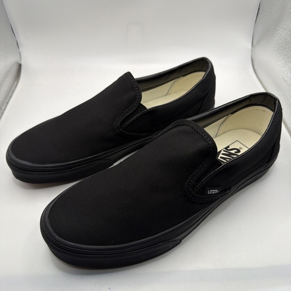 Vans Other - Vans  Unisex Adult Classic SlipOn Shoes In Black/Black. Men's 9.5,Women's 11